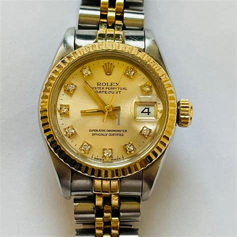 rolex lady datejust mit brillanten|Rolex lady Datejust.